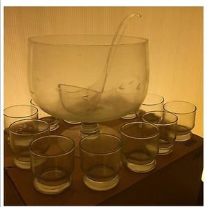 NWT Princess House Punch Bowl Set